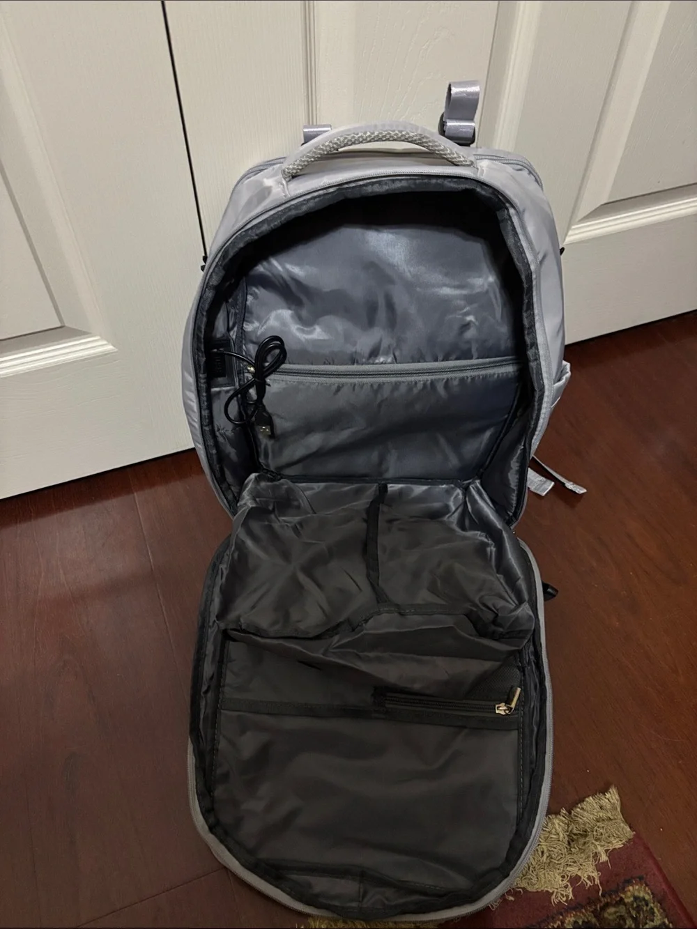 Women’s Gray Everyday Backpack - Lightweight, Durable Carry